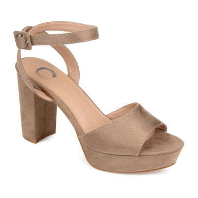 Journee Collection Women's Nairri Pump – 4" Block Heel With Ankle Strap & Platform - View #6