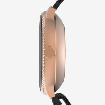 iTouch Sport 3 Special Edition for Women: Rose Gold Crystal Case with Black Mesh Strap Smartwatch (45mm) 500018R-51-C02