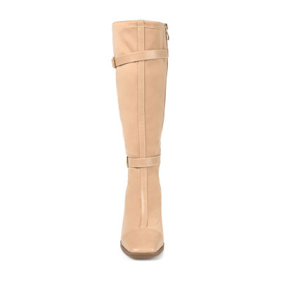 Journee Collection Womens Gaibree Stacked Heel Riding Boots