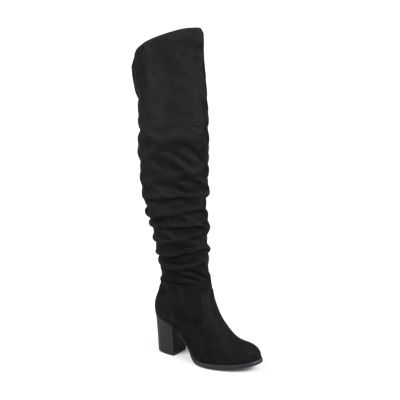 Journee Collection Kaison Extra Wide Calf Womens Dress Boots-JCPenney