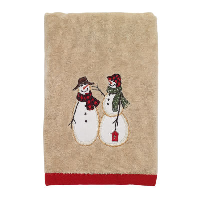 Avanti Friendly Gathering Cotton Embroidered Hand Towel - Macy's