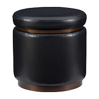 Berlinda Storage Ottoman, One Size, Black