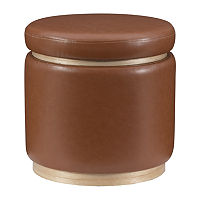 Berlinda Storage Ottoman, One Size, White