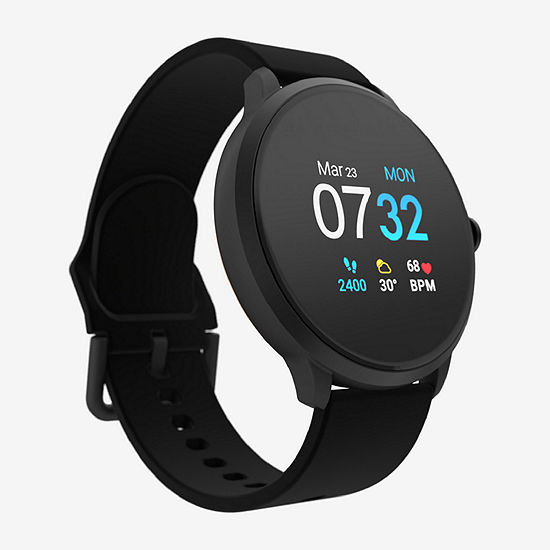 iTouch Sport 3 for Men: Black Case with Black Strap Smartwatch (45mm) 500015B-51-G02 - JCPenney