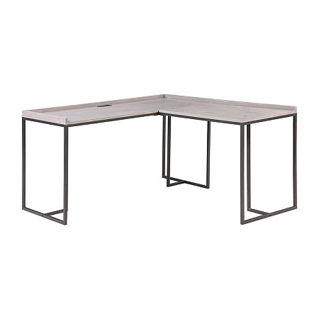 Coach L-Shape Desk, One Size, Gray