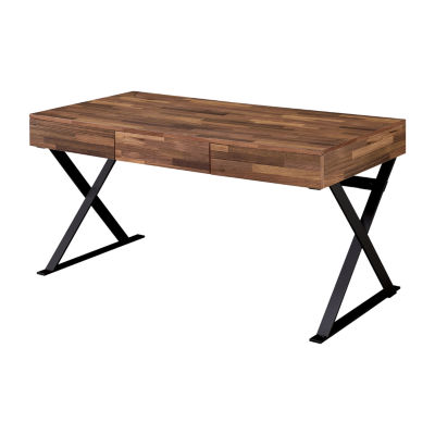 Alcala 3 Drawer Desk, Color Black JCPenney