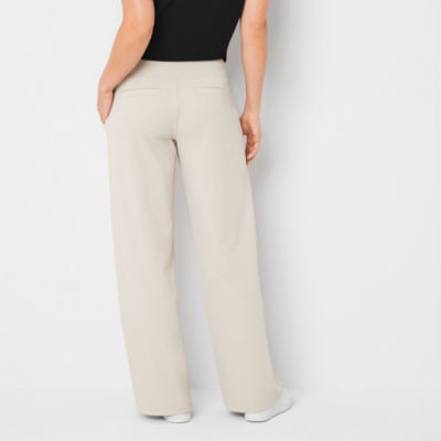 Stylus Womens High Rise Wide Leg Pant