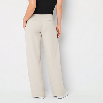 Worthington Womens Mid Rise Wide Leg Palazzo Pant-Tall - JCPenney