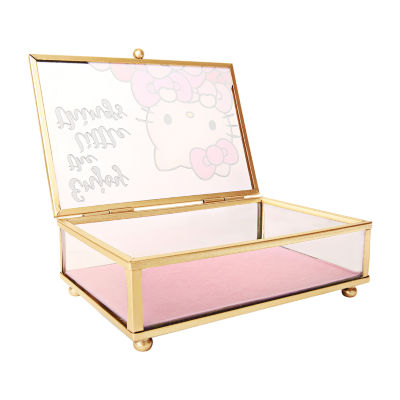 Hello Kitty "Enjoy the Little Things" Glass Jewelry Box