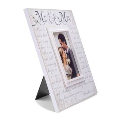 Malden 5x7 Mr And Mrs Corinthian Script Tabletop Frame