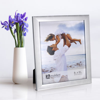 Malden 8x10 Silver Linear Tabletop Frame