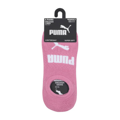 PUMA Superlite Performance 6 Pair Multi-Pack Liner Socks - Womens