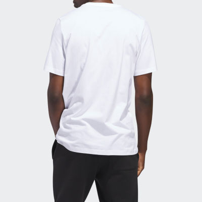 adidas Mens Crew Neck Short Sleeve Graphic T-Shirt
