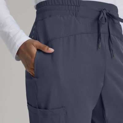Barco One Bop513 Boost 3-Pocket Mid-Rise Jogger Womens Petite Scrub Pant