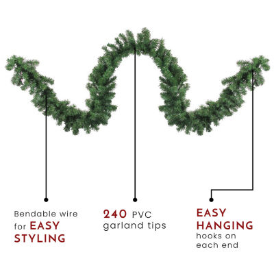 Northlight Windsor Pine Unlit Outdoor Christmas Garland