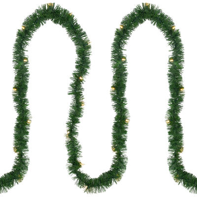 Northlight Pine With Warm White Lights Pre-Lit Christmas Indoor Garland