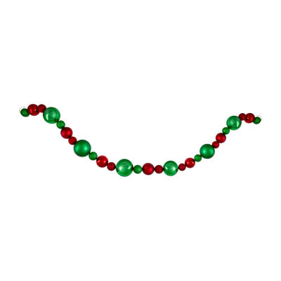 Northlight 3-Finish Shatterproof Ball Indoor Christmas Garland