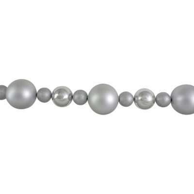 Northlight Shatterproof Ball 3-Finish Christmas Indoor Garland