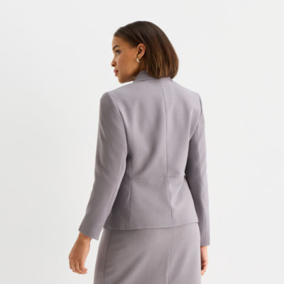 Black Label by Evan-Picone Womens Classic Fit Suit Jacket