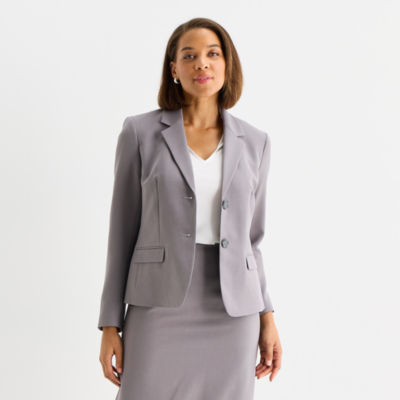 Black Label by Evan-Picone Womens Classic Fit Suit Jacket