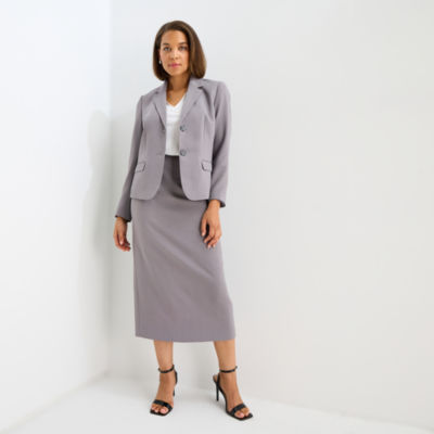 Black Label by Evan-Picone Womens Classic Fit Suit Jacket