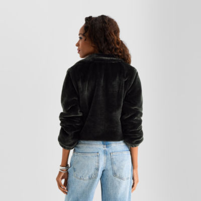 Jingle Ball Womens Lightweight Cropped Coat