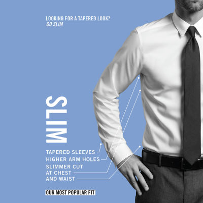 Van Heusen® Flex Collar Slim Fit Long Sleeve Dress Shirt