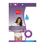 Hanes Ultimate™ Cool Comfort™ Cotton Ultra Soft 5 Pack Knit Brief Panty 40hucc