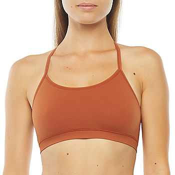 Ambrielle Seamless Racerback Wireless Bralette, Color: Bombay Brown -  JCPenney