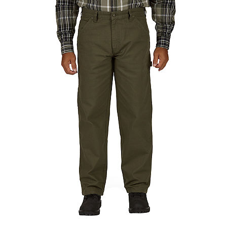 Smiths Workwear Stretch Duck Canvas Carpenter Mens Regular Fit Workwear Pant, 40 30, Green