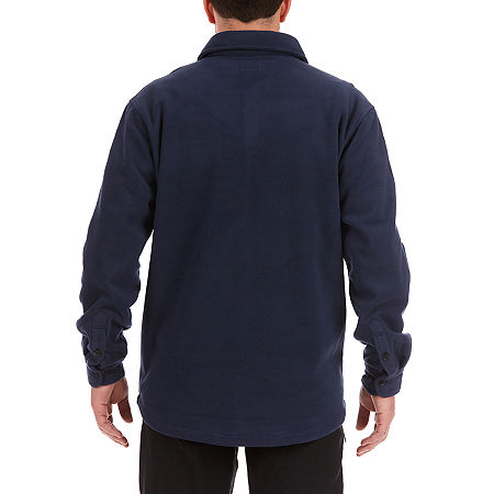 Smiths Workwear Sherpa Lined Mens Fleece Lined Shirt Jacket, Xx-large, Blue