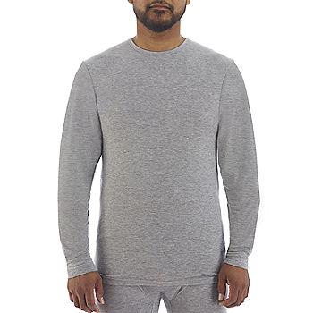 Smiths Workwear Mens Crew Neck Long Sleeve Thermal Shirt, Color: Heather  Grey - JCPenney