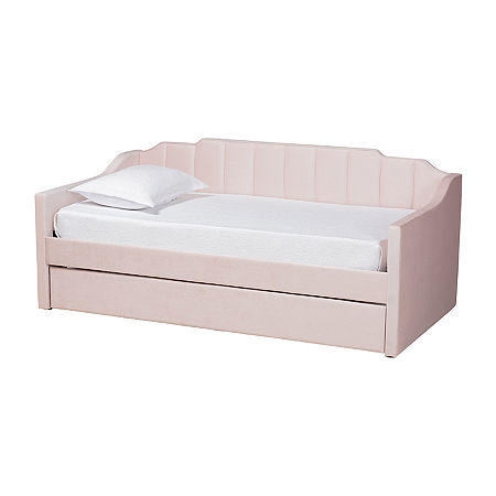 Lennon Fibreboard Daybed, One Size, Pink -  BAXTON STUDIO, 79026250034