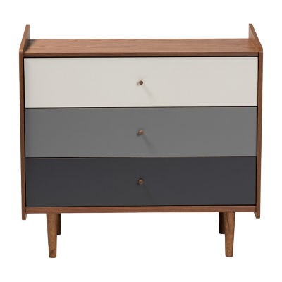 Halden Bedroom Collection 3Drawer Chest, Color Brown JCPenney