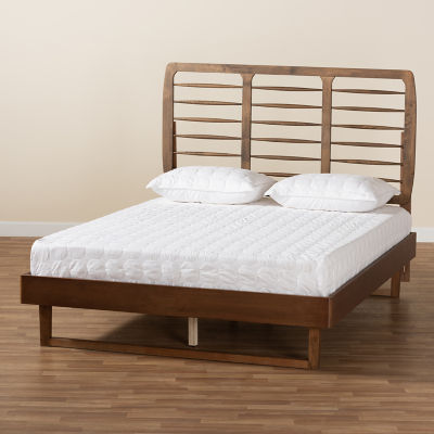 Lucie Wooden Platform Bed