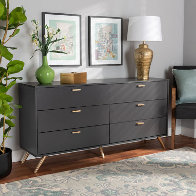 Kelson Bedroom Collection 6-Drawer Dresser