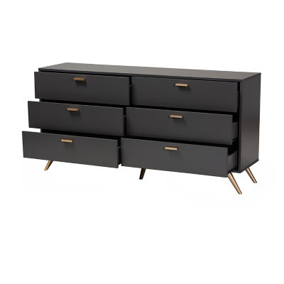 Kelson Bedroom Collection 6-Drawer Dresser