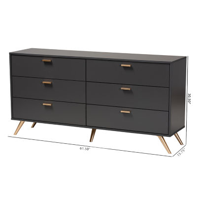 Kelson Bedroom Collection 6-Drawer Dresser