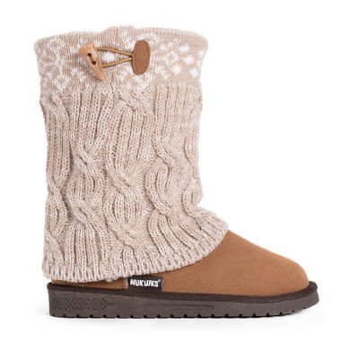 Muk Luks Womens Cheryl Flat Heel Winter Boots JCPenney