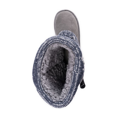 Muk Luks Womens Cheryl Flat Heel Winter Boots