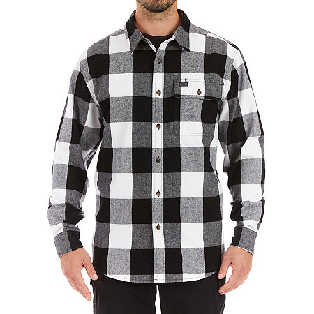 Smiths Workwear Mens Regular Fit Long Sleeve Flannel Shirt, Xx-large, White