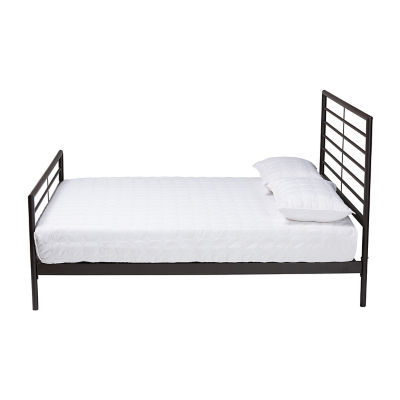 Alva Metal Headboard and Footboard Platform Bed