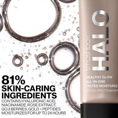 Smashbox Halo Healthy Glow Tinted Moisturizer Broad Spectrum Spf 25 With Hyaluronic Acid