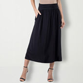 Black maxi skirt jcpenney best sale