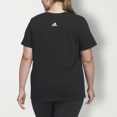 adidas Linear Logo Tee (Plus Size)