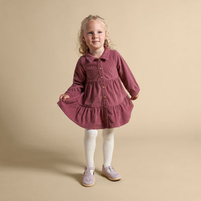 Gerber Baby Girls 2-pc. Long Sleeve Balloon A-Line Dress