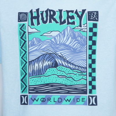 Hurley Big Boys Crew Neck Short Sleeve Graphic T-Shirt