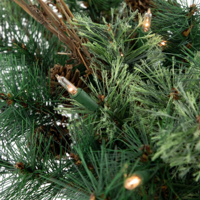 Northlight Country Mixed Pine With Clear Lights 2 Foot Pre-Lit Pine Christmas Tree