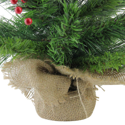 Northlight Mixed Cashmere Berry Unlit 2 Foot Pine Christmas Tree