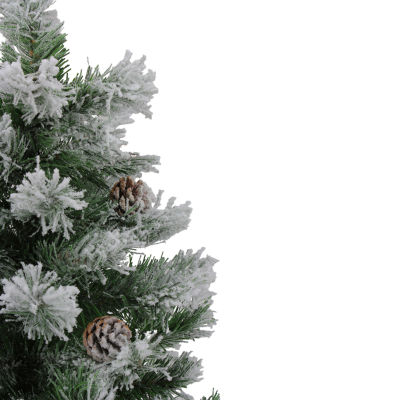 Northlight Flocked Pine Unlit 2 Foot Pine Christmas Tree